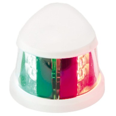 Feux de navigation compacts + boîtier polycarbonate blanc Ref 11.034.05