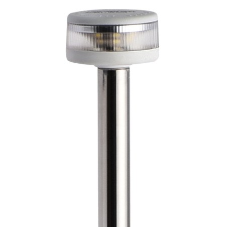 Hampe lumineuse + feu Evoled 360+ - Version extractible + base nylon / inox poli| EAN 8033137011948 Ref 11.039.40