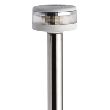 Hampe lumineuse + feu Evoled 360+ - Version extractible + base nylon / inox poli| EAN 8033137201639 Ref 11.039.46