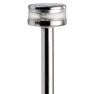 Hampe lumineuse + feu Evoled 360+ - Version extractible + base inox fixation paroi| EAN 8033137028816 Ref 11.039.61