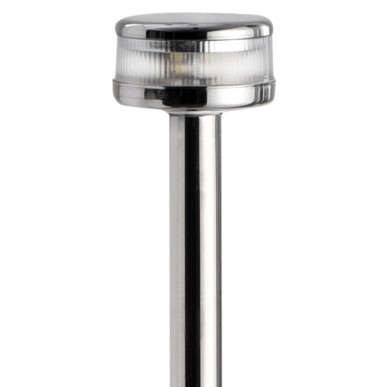 Hampe lumineuse + feu Evoled 360+ - Version extractible + base inox fixation paroi| EAN 8033137028816 Ref 11.039.61