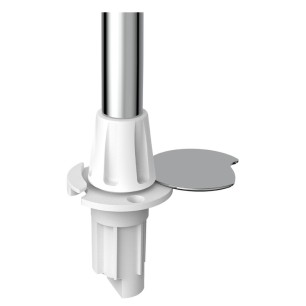 Hampe lumineuse + feu Evoled 360+ - Version extractible + base nylon / inox poli| EAN 8033137201646 Ref 11.039.66