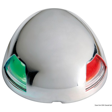 Feu de navigation à led Sea-Dog 225° tribord+babord pour bateau jusqu'à 12 m - Réf. 11.050.03 EAN-13 8033137062117
