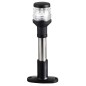 
Hampe Compact en inox 20 cm feu noir 
