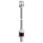 
Hampe blanc  encastrer 100 cm feu 360° rouge/vert 
