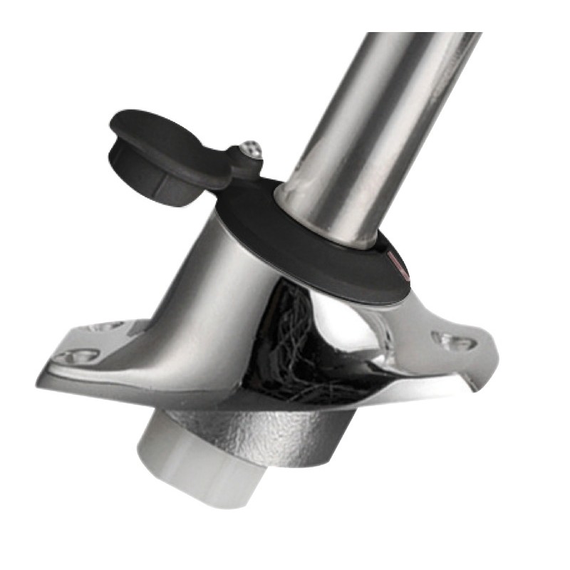 
Hampe extractible noir feu 30° en axe 100 cm 
