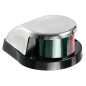
Feu de proue rouge/vert calotte inox 
