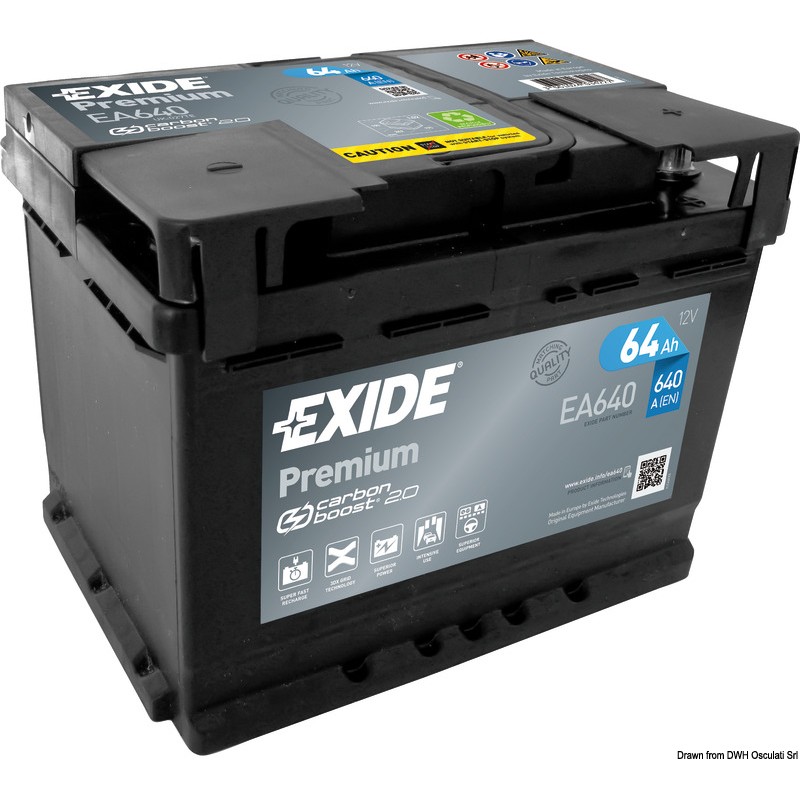 
Batterie Exide Premium pour démarrage 64 Ah 
