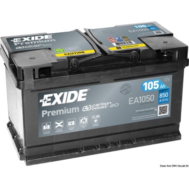 Batteries EXIDE Premium démarrage| EAN 3661024034302 Ref 12.404.05