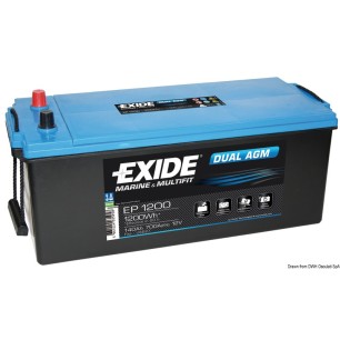 Batteries EXIDE Agm équipements+ démarrage| EAN 8033137083129 Ref 12.412.05