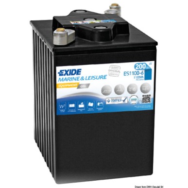 Batteries EXIDE Gel équipements+ démarrage| EAN 8033137083136 Ref 12.413.20