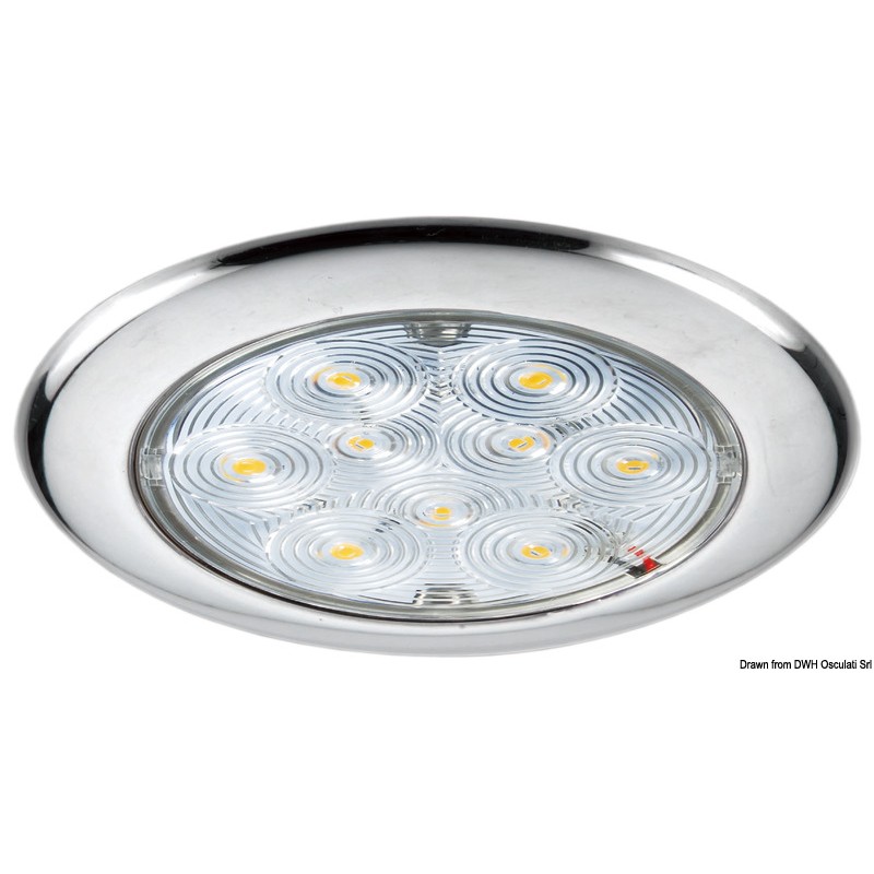 
Plafonnier avec 9 LED blanc 
