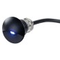 
Lumière courtoisie LED bleu corps aluminium anodisé matt noir 
