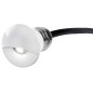 
Lumière courtoisie LED blanc corps aluminium peint blanc poli 
