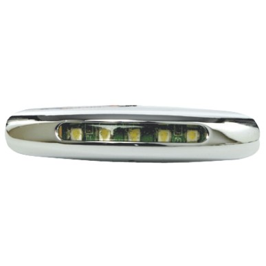 Lumière de courtoisie LED sans encastrement - éclairage frontal| EAN 8033137039164 Ref 13.187.01