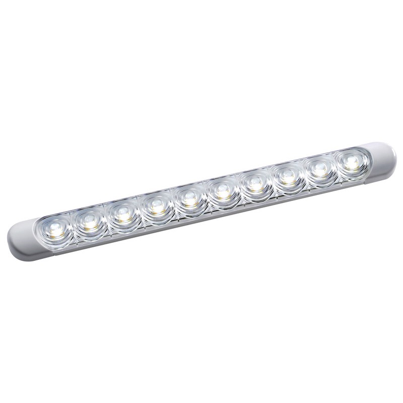 Plafonnier  LED à poser blanc 230x24x11 mm