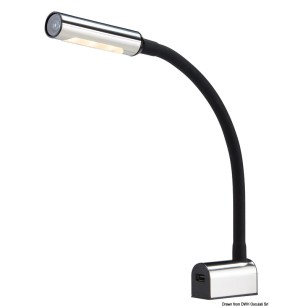 Spot LED articulé tête de lit / lecture des cartes| EAN 8033137219771 Ref 13.237.08
