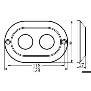 Lumières sous-marines LED passerelles, tabelaux arrière+ coques| EAN 8033137225062 Ref 13.273.31