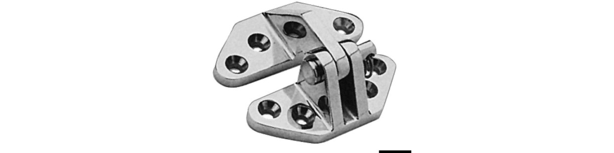Charnières en inox pour bateau