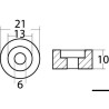 Anodes compatibles OMC, JOHNSON, EVINRUDE